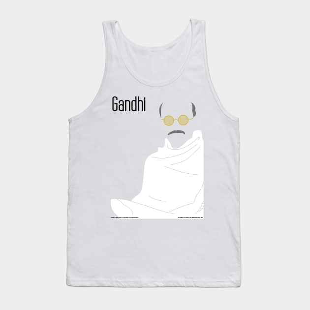 Gandhi Tank Top by gimbri